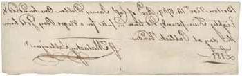 Bill of sale from Malachy Salter, Jr. to James Dalton for an enslaved person, 14 November 1749 