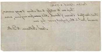 塞缪尔·斯蒂尔曼的证明哈特福德·特纳和黛娜·内德由他主持婚礼的文件, 1784年4月8日 