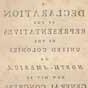 小册子《联合殖民地代表宣言》 ... (费城,1775)