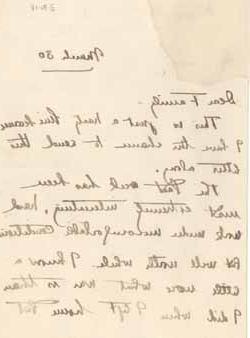 埃莉诺·“诺拉”·索尔顿斯托尔给家人的信，1918年3月30日 